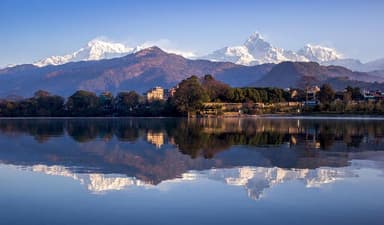 Pokhara Scenic Lake And Mountain View Shepherd Holidays