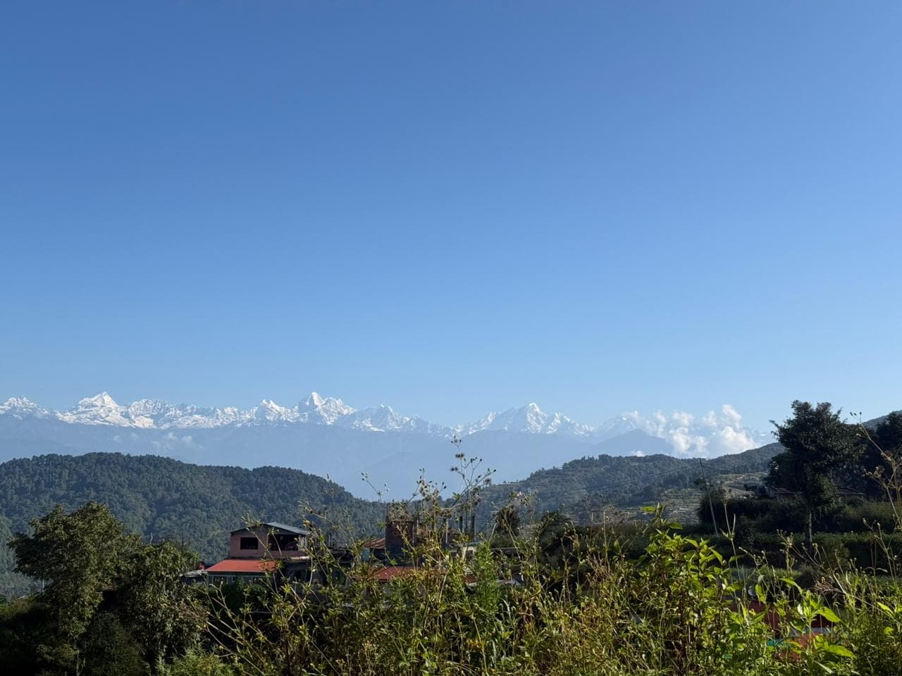 Stunning View from Nagarkot Changu Hike