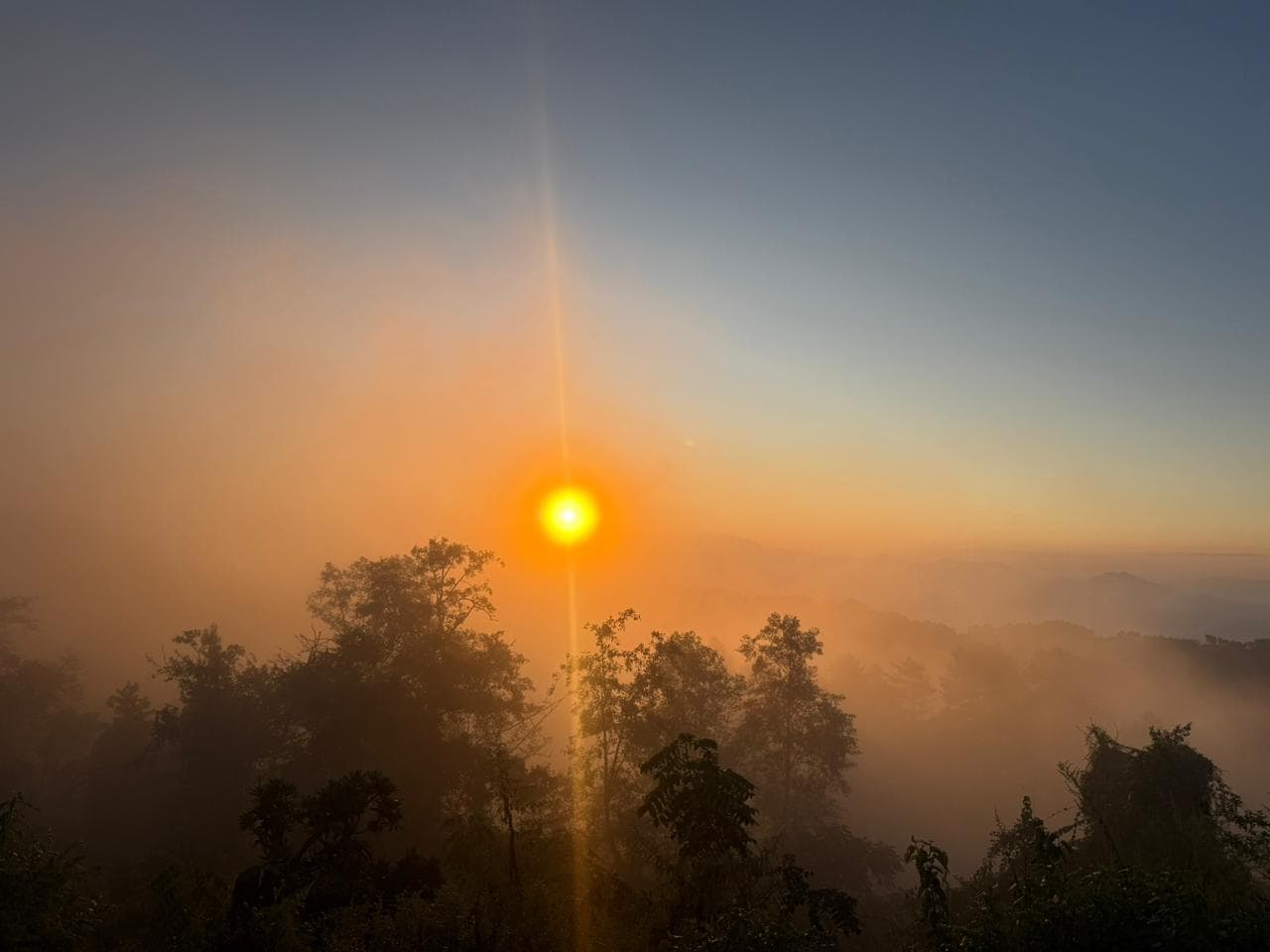 Sunrise Picture at Nagarkot