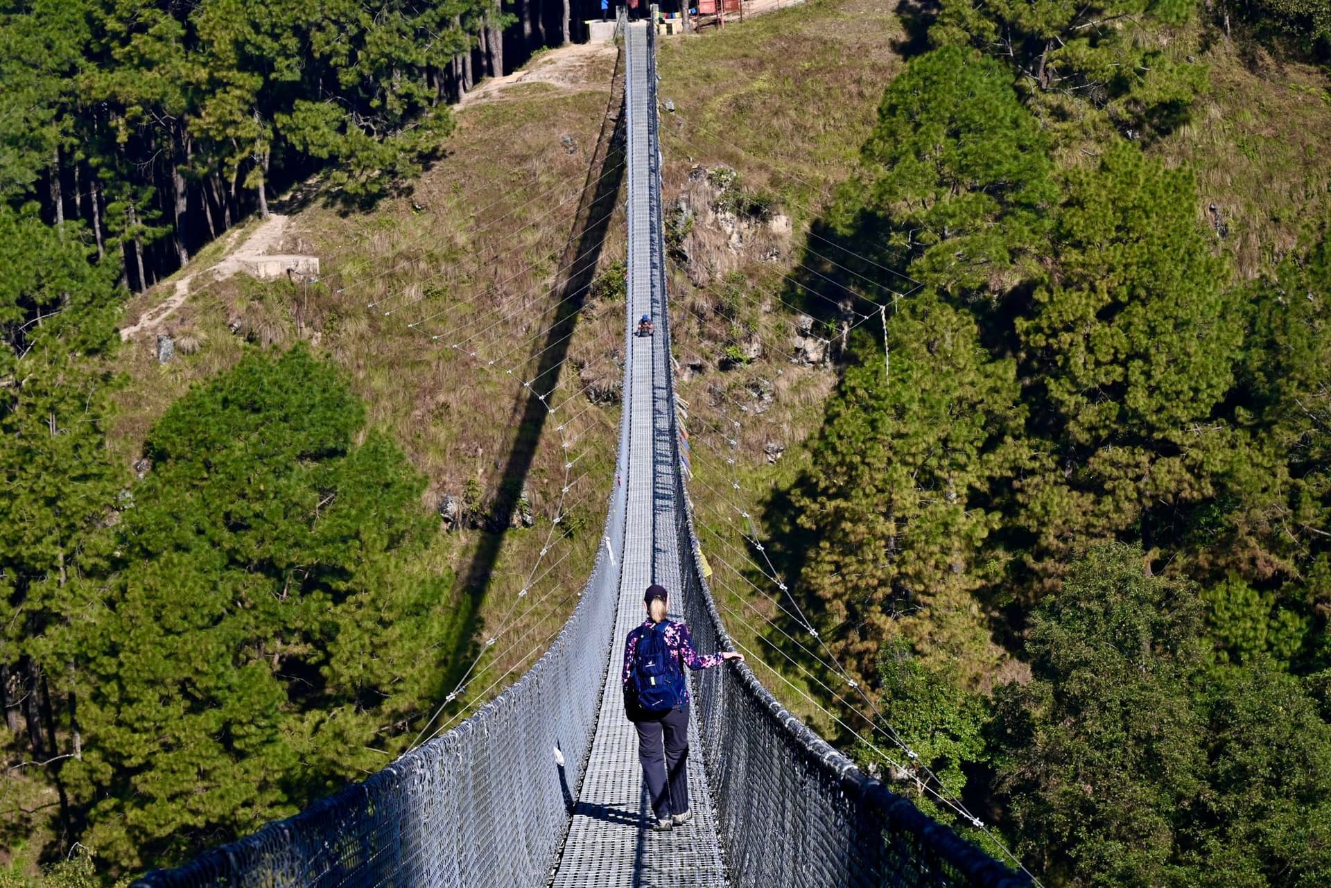 Suspension Bridge at Nagarkot Hike