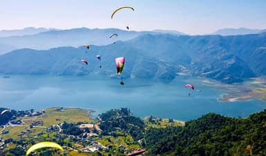 Paraglading In Pokhara Shepherd Holidays