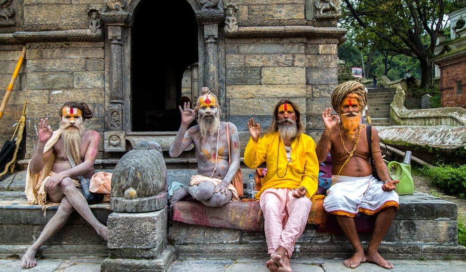 Baba in Pashupatinath Temple