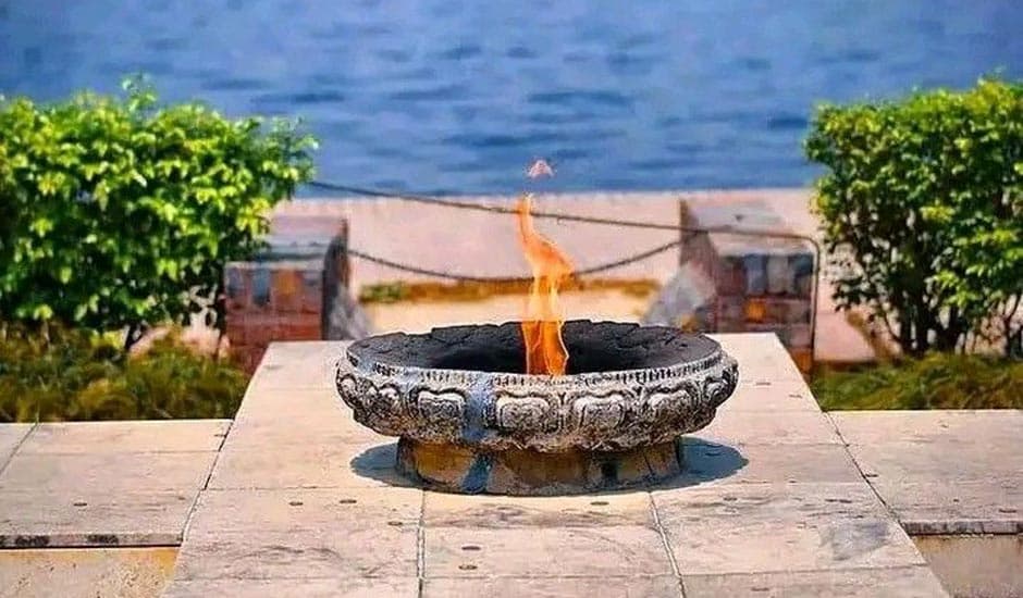 Eternal Flame in Lumbini