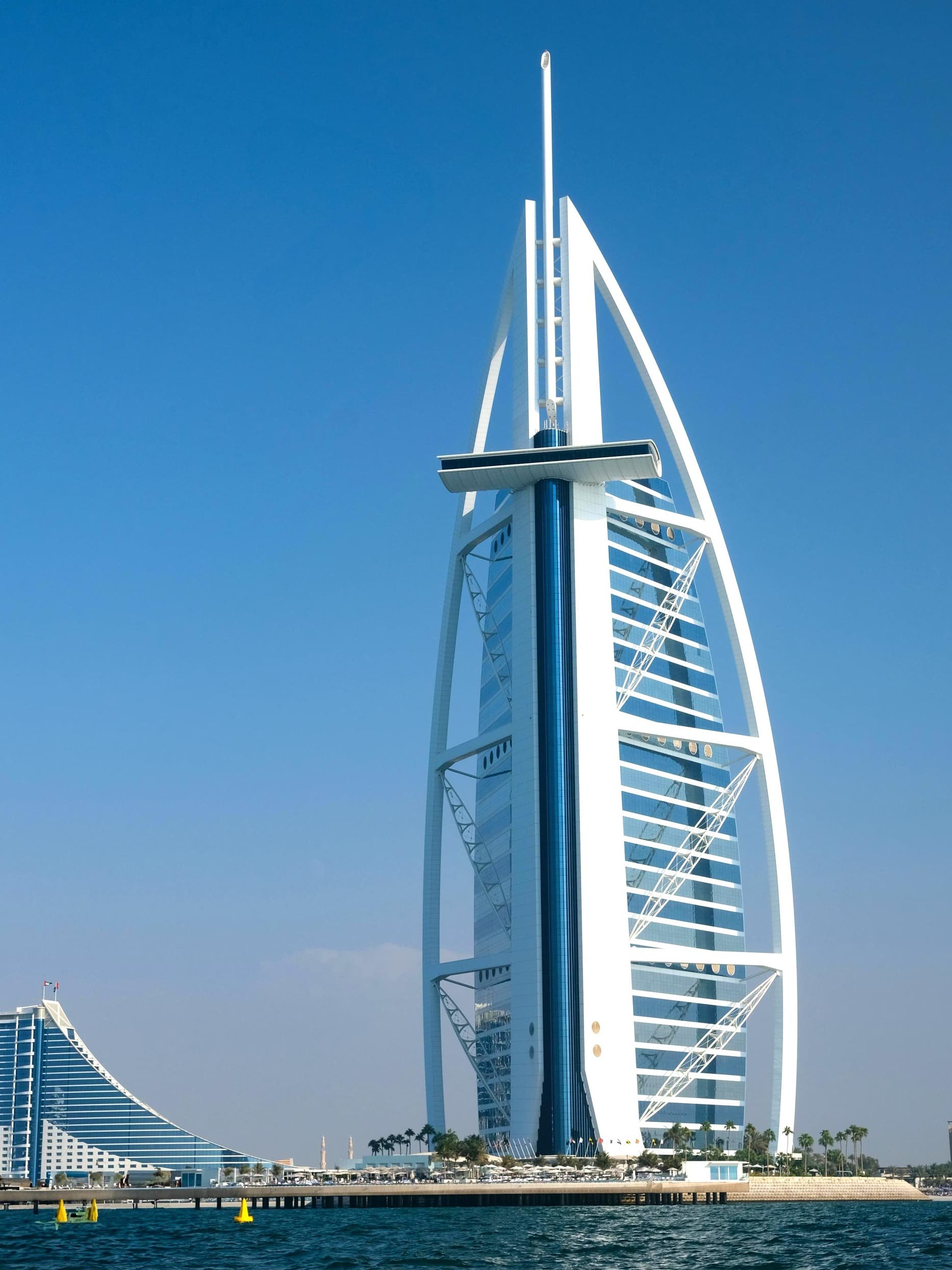 Dubai City View with sea
