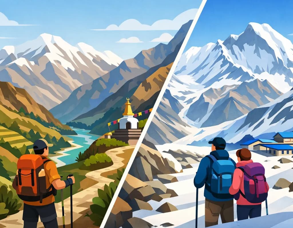 Annapurna Circuit vs ABC: Which Trek Fits?