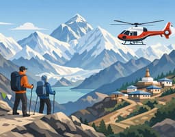 Everest Heli Return Trek Example Itinerary
